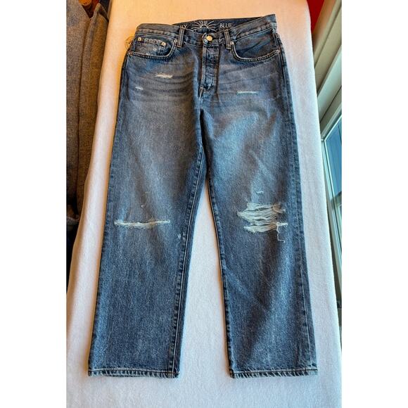 NWT Made in the USA Daily Blue HYPE Tempest Denim Barrel Jeans 100% Cotton SZ 31 - Picture 1 of 7